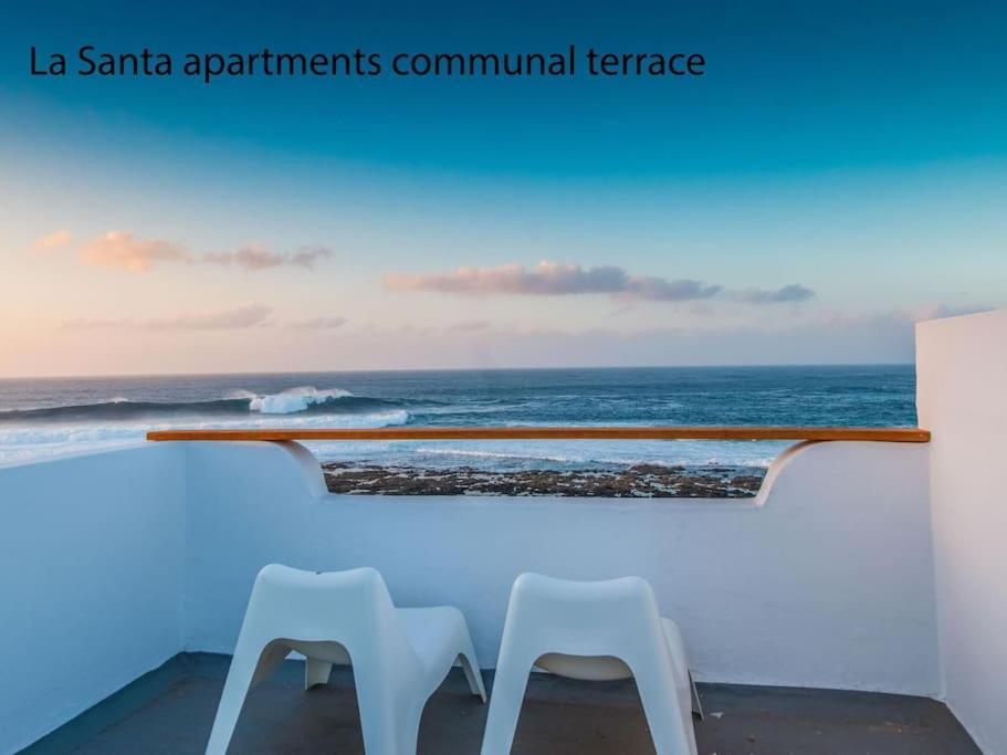 Weybeach1 -Shared Terrace,Ocean View,Sea Frontline La Santa Esterno foto