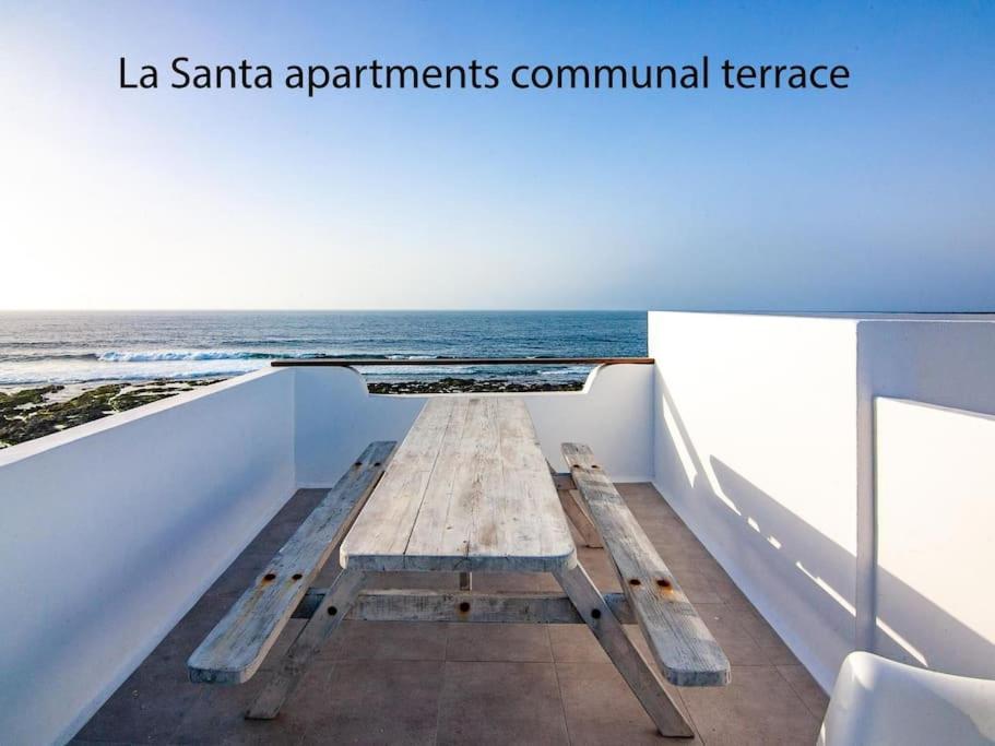 Weybeach1 -Shared Terrace,Ocean View,Sea Frontline La Santa Esterno foto